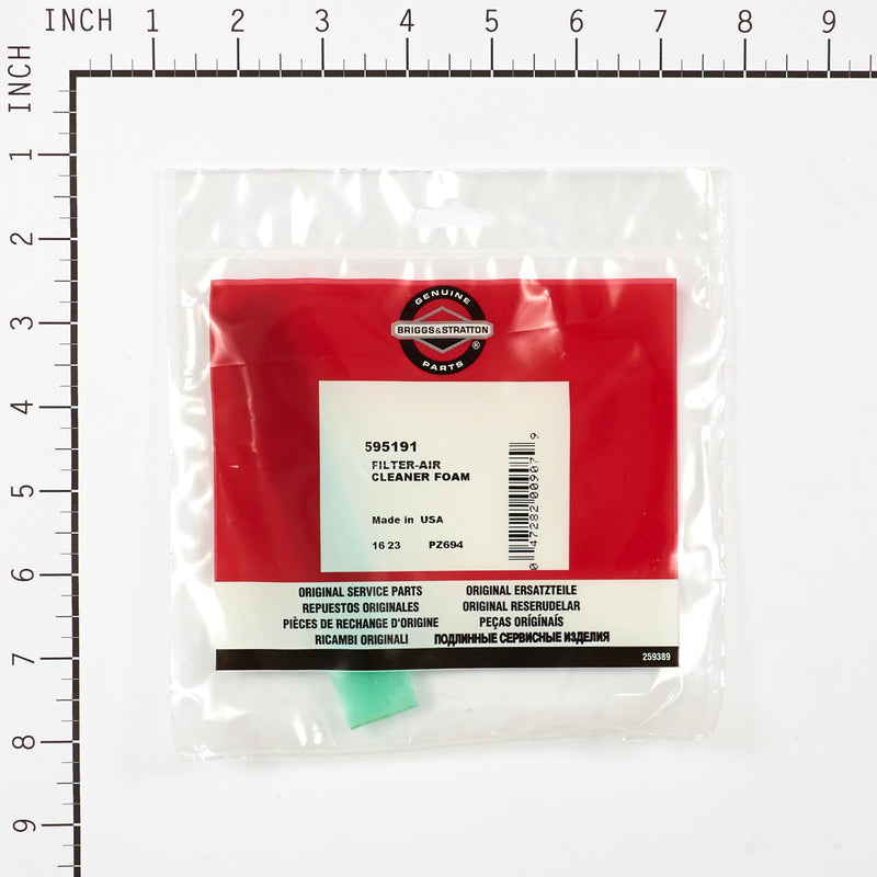 Briggs & Stratton - 595191 - Foam Air Filter