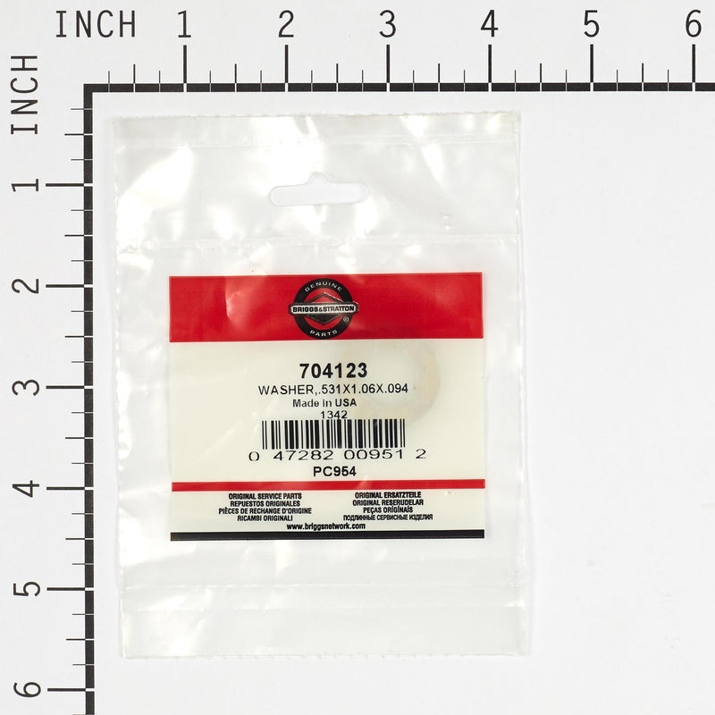 Briggs & Stratton - 704123 - WASHER.531X1.06X.094