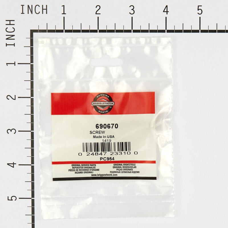 Briggs & Stratton - 690670 - Screw