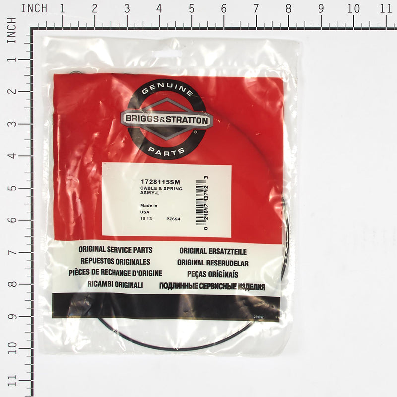 Briggs & Stratton - 1728115SM - CABLE & SPRING ASMY-L