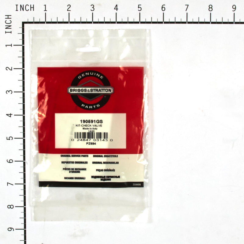 Briggs & Stratton - 190591GS - KIT-CHECK VALVE