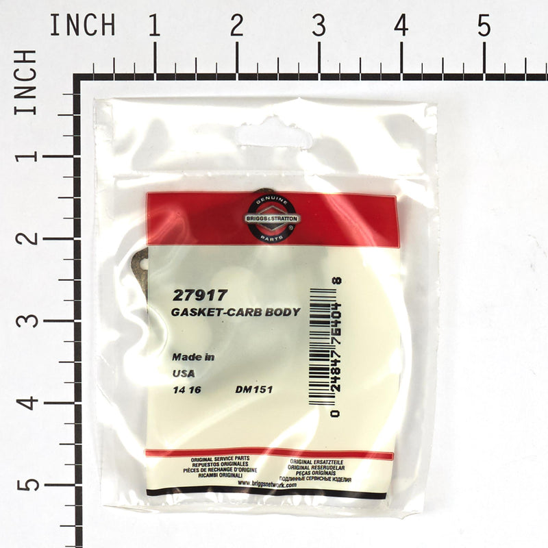 Briggs & Stratton - 27917 - GASKET-CARB BODY