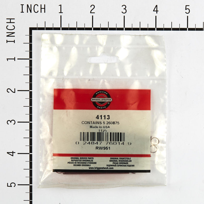 Briggs & Stratton - 4113 - SPRING (5 X 260875)
