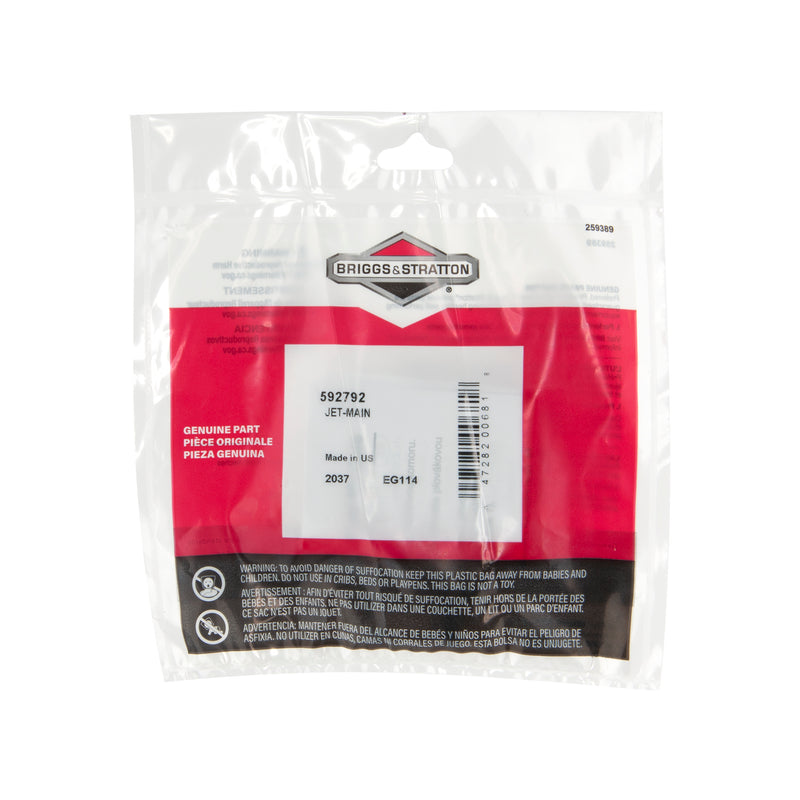 Briggs & Stratton - 592792 - Carburetor Main Jet