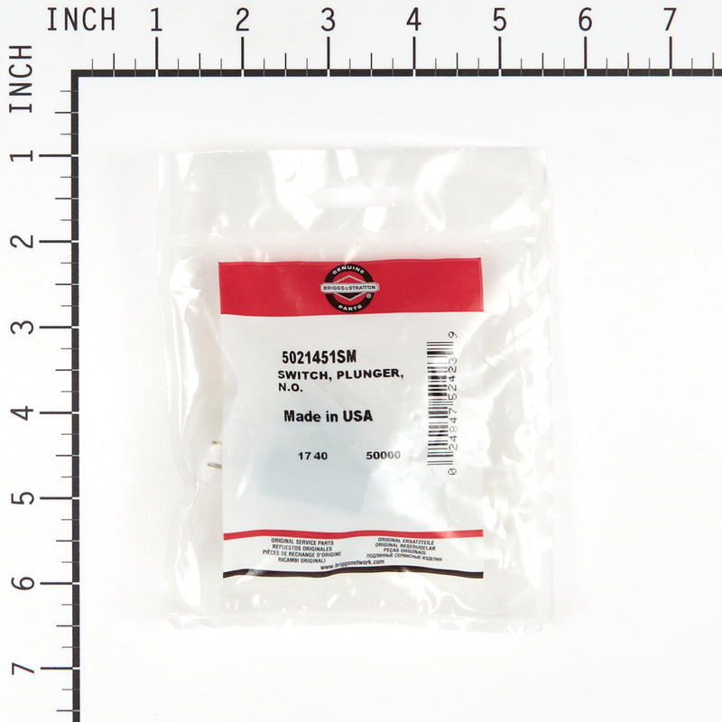 Briggs & Stratton - 5021451SM - SWITCH PLUNGER N.O.