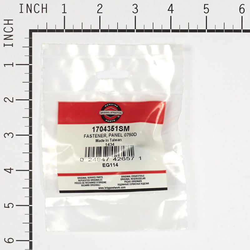 Briggs & Stratton - 1704351SM - FASTENER PANEL 0750D