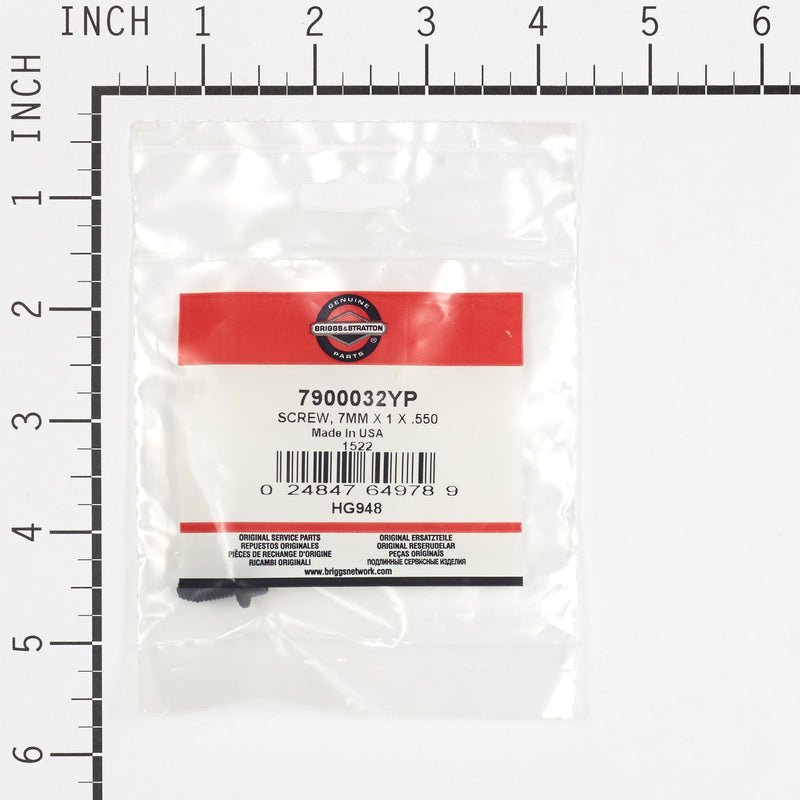 Briggs & Stratton - 7900032YP - SCREW 7MM X 1 X .550
