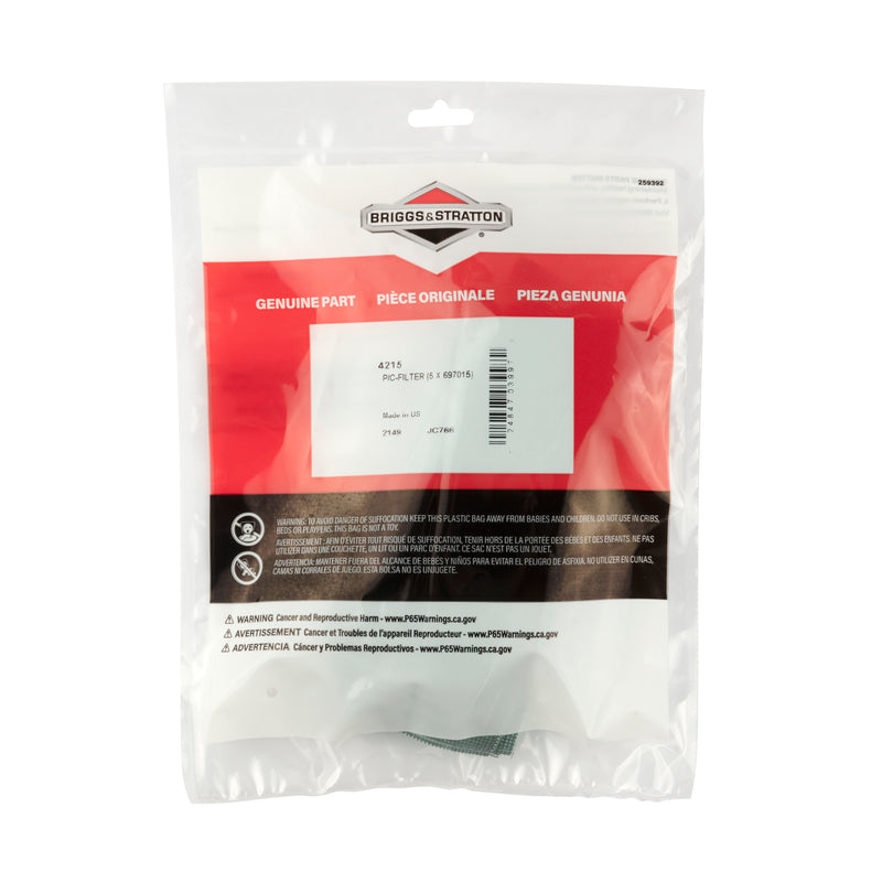 Briggs & Stratton - 4215 - 5 of 697015 Pre-cleaners