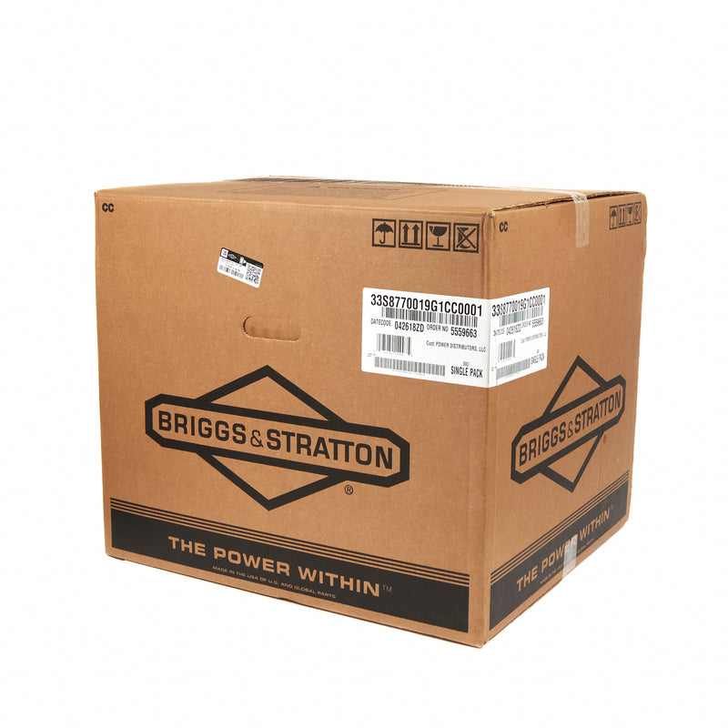 Briggs & Stratton - 33S877-0019-G1 - Professional Series, Single Cylinder, Air Cooled, 4-Cycle Gas Engine, 1" x 3-5/32" Crankshaft