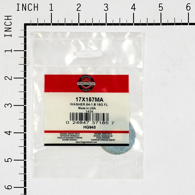 Briggs & Stratton - 17X157MA - WASHER.64-1.8 16G FL
