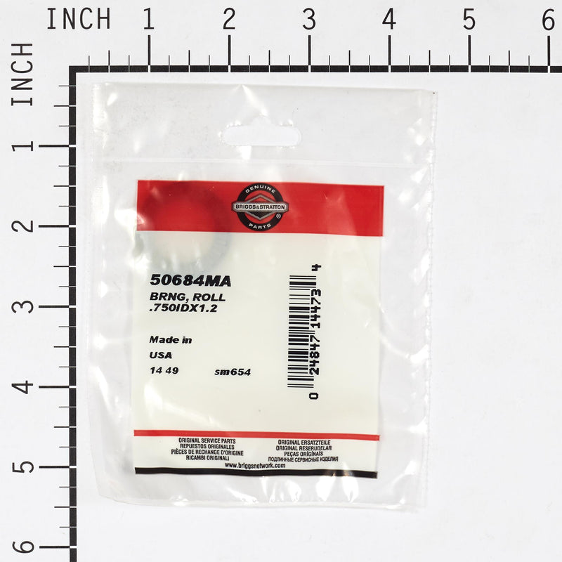Briggs & Stratton - 50684MA - BRNG ROLL .750IDX1.2