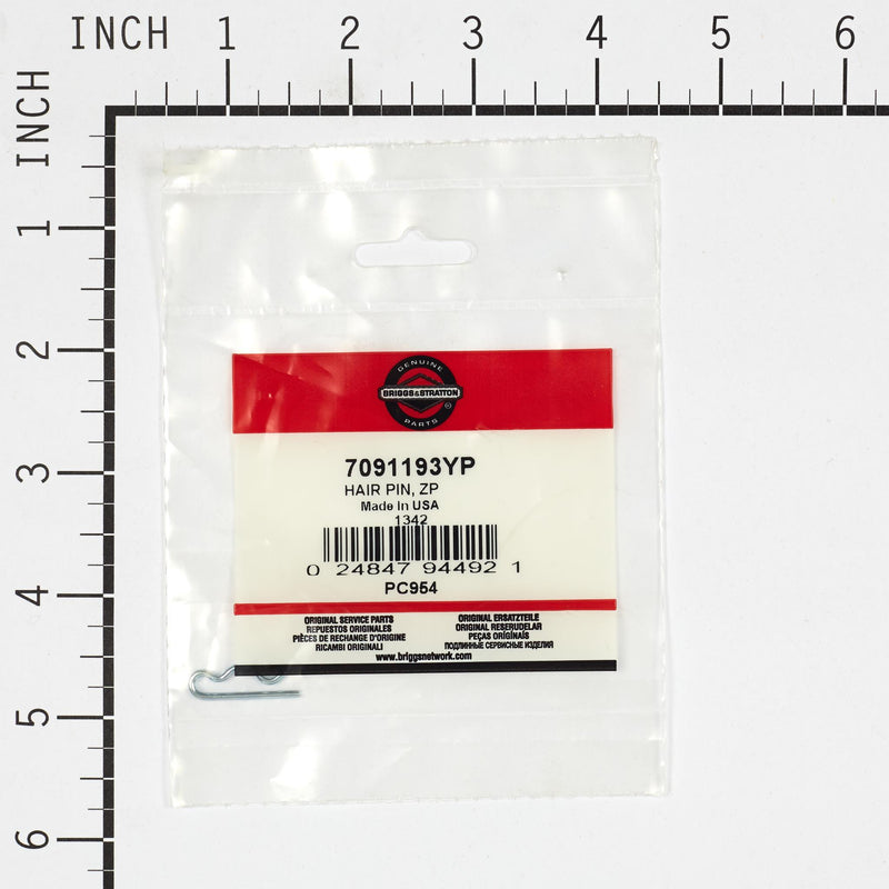 Briggs & Stratton - 7091193YP - HAIR PIN ZP