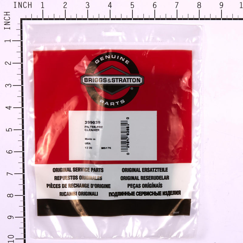 Briggs & Stratton - 399039 - FILTER-PRE CLEANER