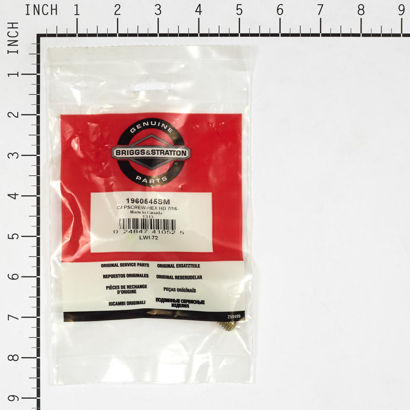Briggs & Stratton - 1960545SM - CAPSCREW-HEX HD 7/16-