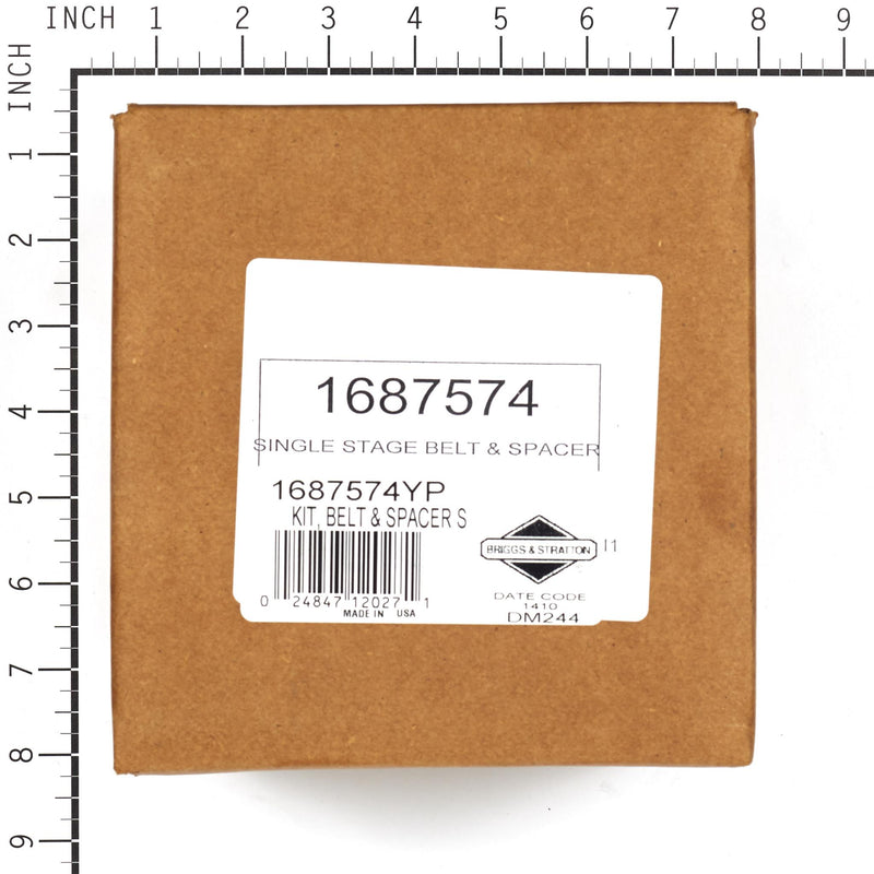 Briggs & Stratton - 1687574YP - KIT BELT & SPACER SS