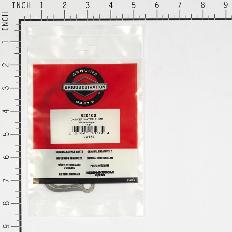 Briggs & Stratton - 820100 - GASKET-WATER PUMP