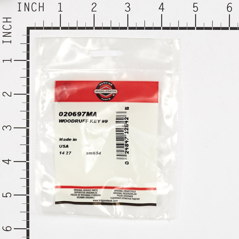 Briggs & Stratton - 20697MA - WOODRUFF KEY