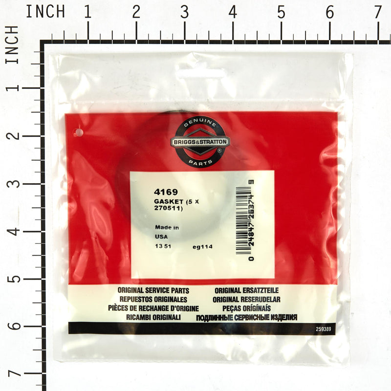Briggs & Stratton - 4169 - 5 of 270511 Gaskets