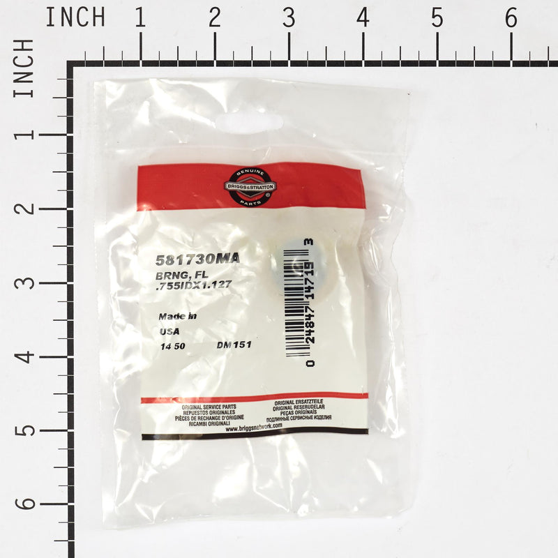 Briggs & Stratton - 581730MA - BRNG FL .755IDX1.127