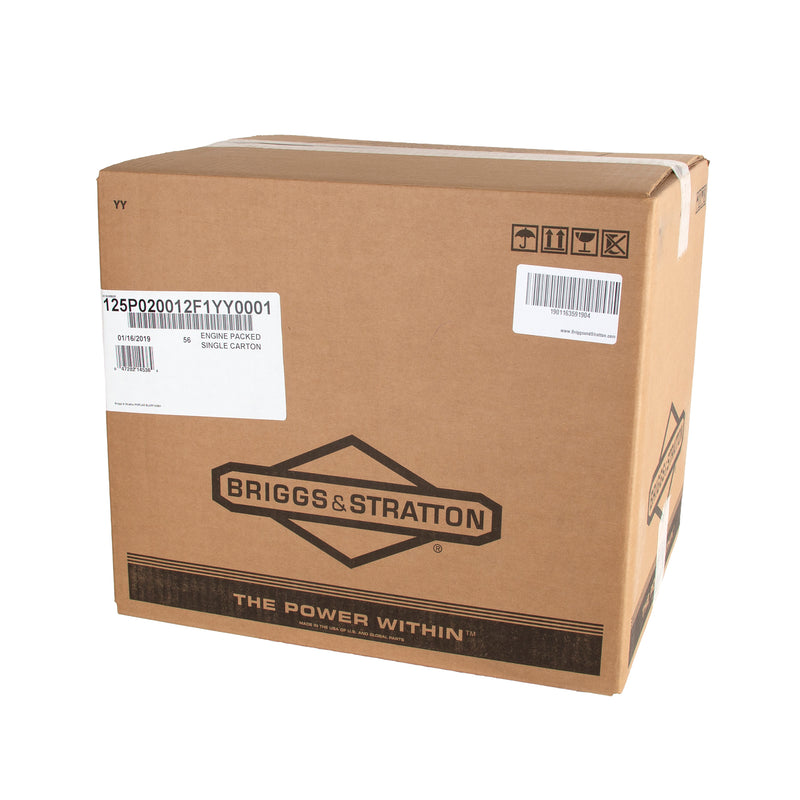 Briggs & Stratton - 125P02-0012-F1 - 875 Professional Series, Single Cylinder, Air Cooled, 4-Cycle Gas Engine, 25 mm x 3-5/32” Crankshaft
