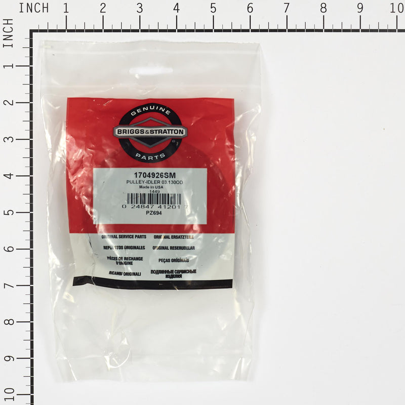 Briggs & Stratton - 1704926SM - PULLEY-IDLER 03.130OD
