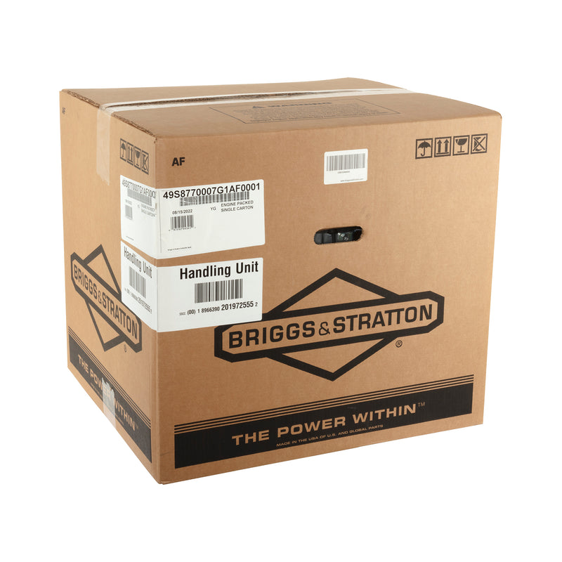 Briggs & Stratton - 49S877-0007-G1 - Professional Series Twin Cylinder Gas Engine, 1" x 3-5/32" Crankshaft