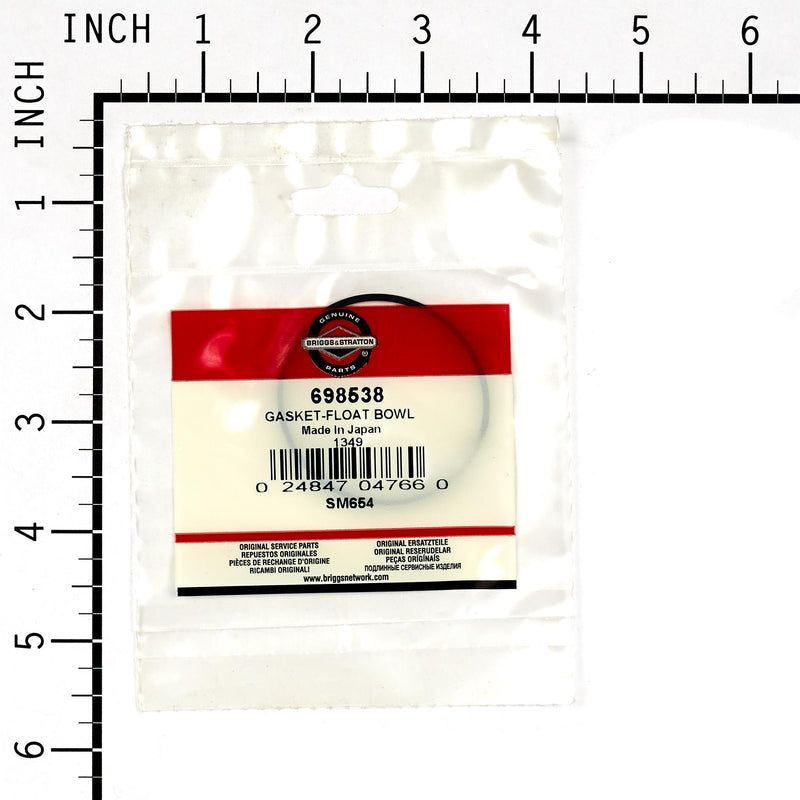 Briggs & Stratton - 698538 - GASKET-FLOAT BOWL