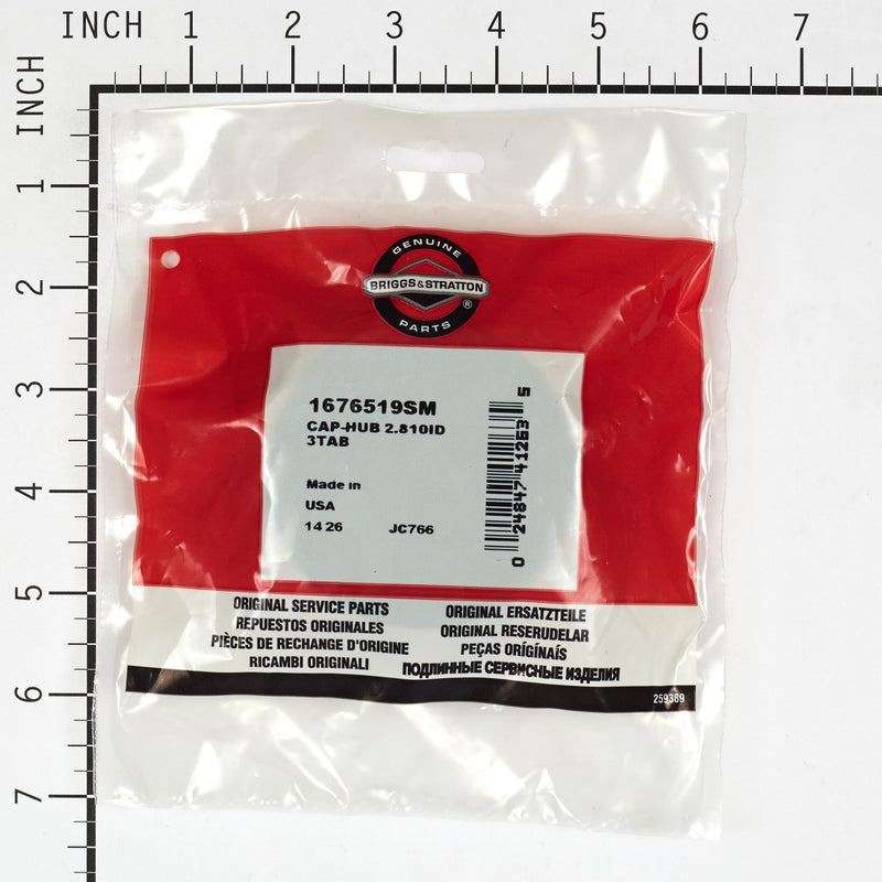 Briggs & Stratton - 1676519SM - CAP-HUB 2.810ID  3TAB