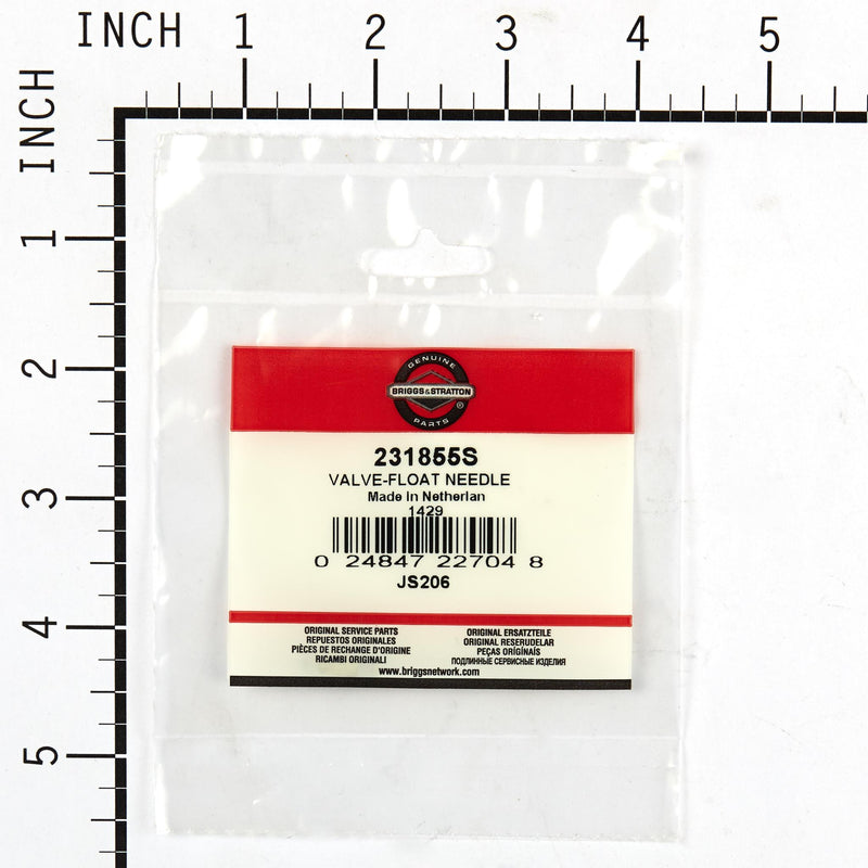 Briggs & Stratton - 231855S - Float Needle Valve