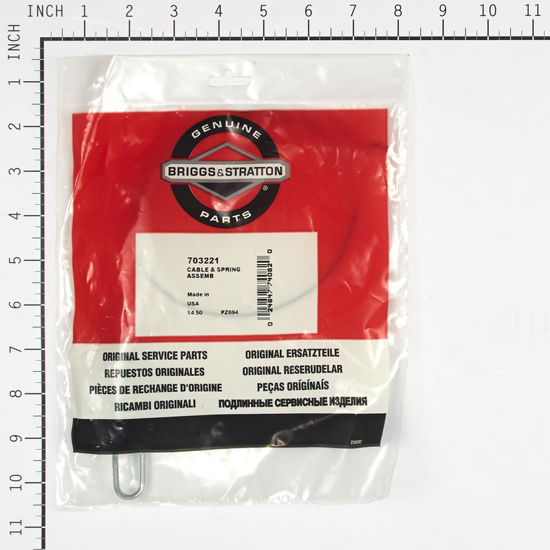 Briggs & Stratton - 703221 - Cable & Spring Assembly