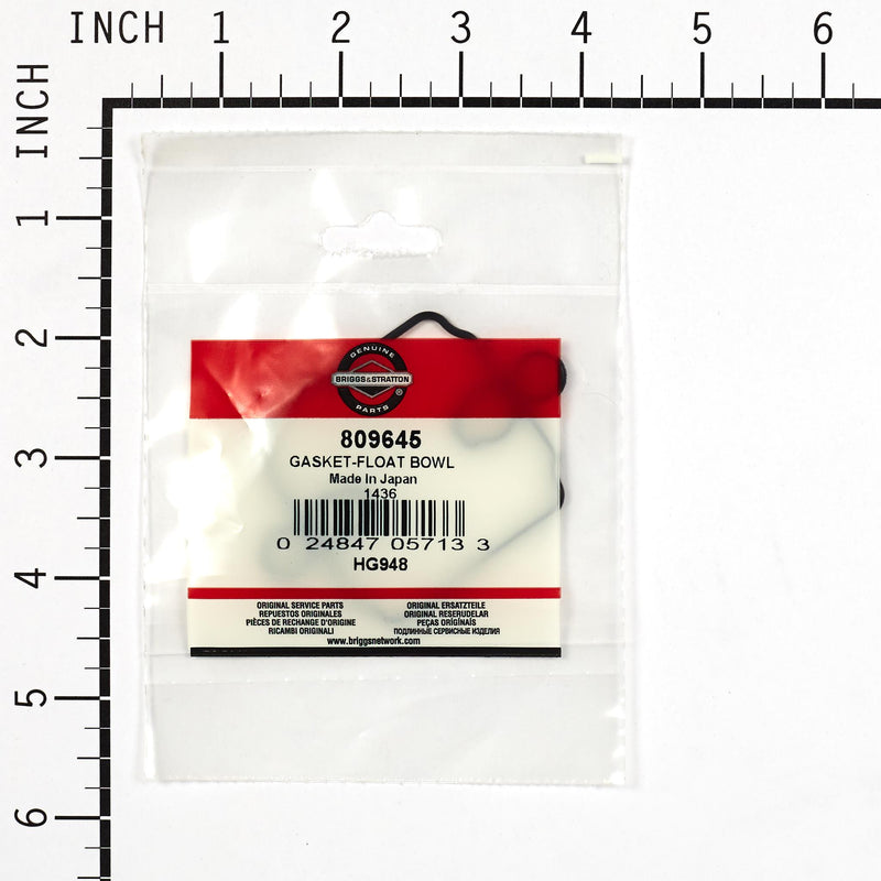 Briggs & Stratton - 809645 - GASKET-FLOAT BOWL