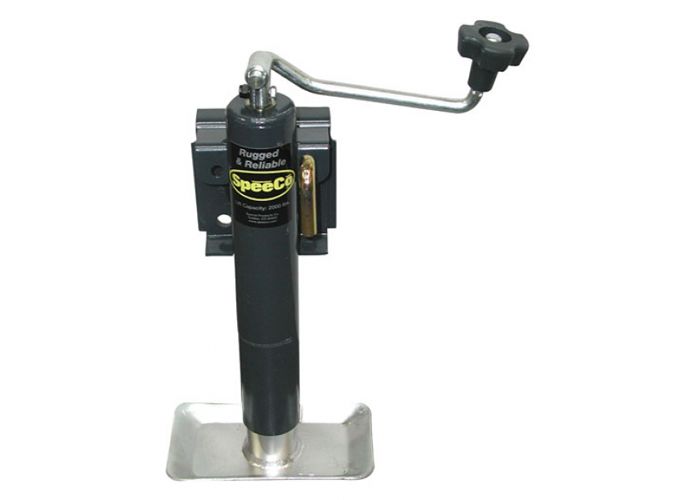 SpeeCo - S10030100 - 2000 lb Flange Mount Top Wind Jack with 10" Lift Height