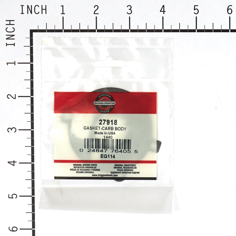 Briggs & Stratton - 27918 - GASKET-CARB BODY