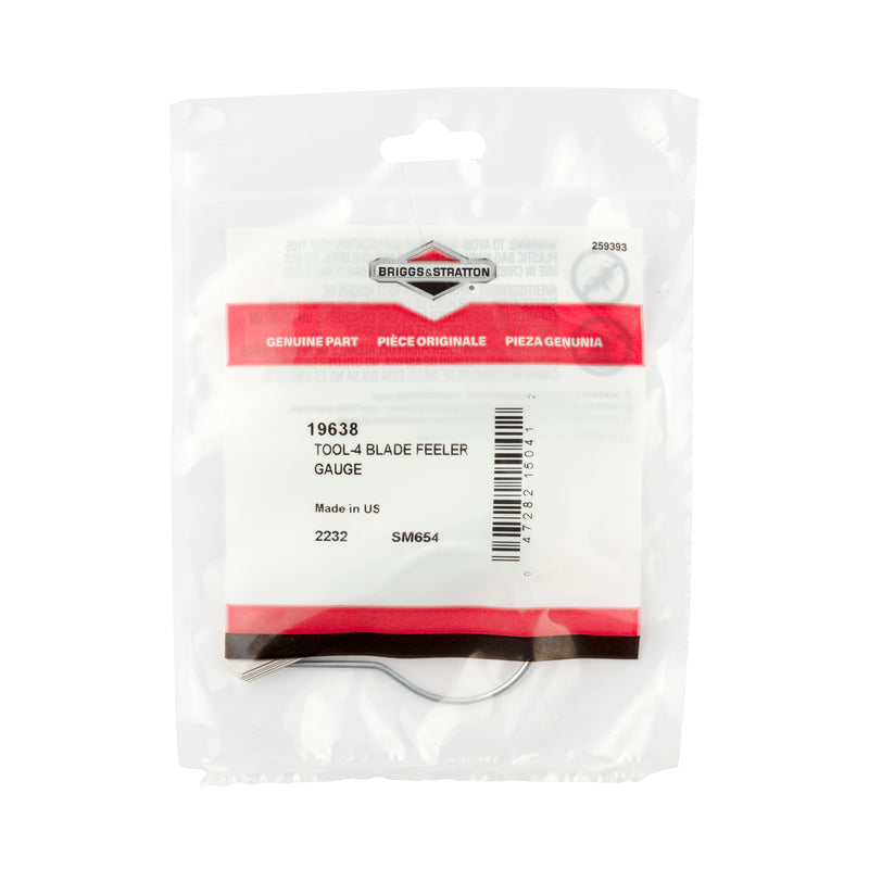 Briggs & Stratton - 19638 - 4-Blade Feeler Gauge