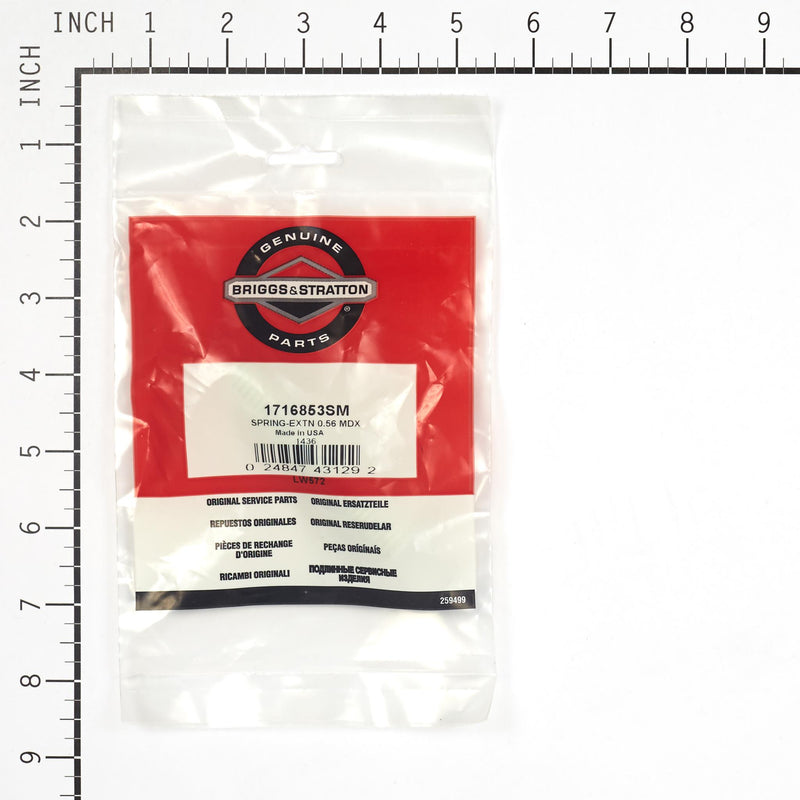 Briggs & Stratton - 1716853SM - SPRING-EXTN 0.56 MDX