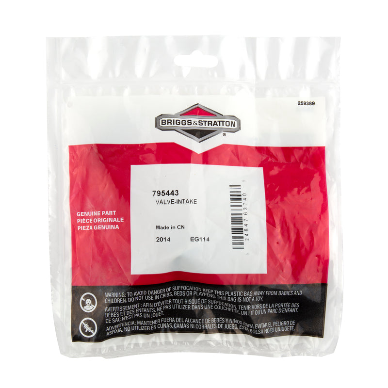 Briggs & Stratton - 795443 - VALVE-INTAKE