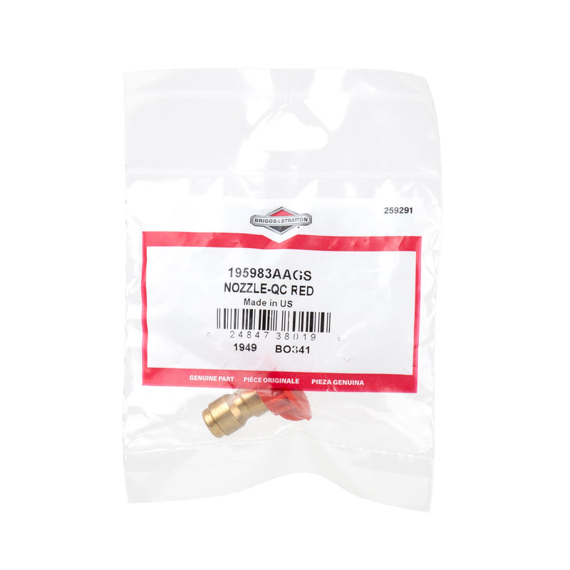 Briggs & Stratton - 195983AAGS - NOZZLE-QC RED