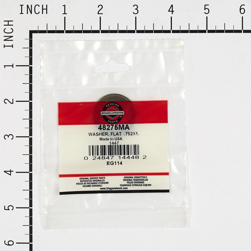 Briggs & Stratton - 48275MA - WASHER FLAT  .752X1.