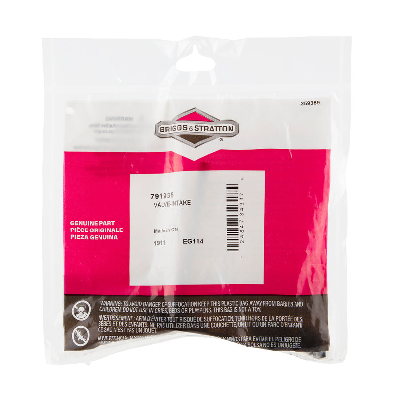Briggs & Stratton - 791935 - VALVE-INTAKE