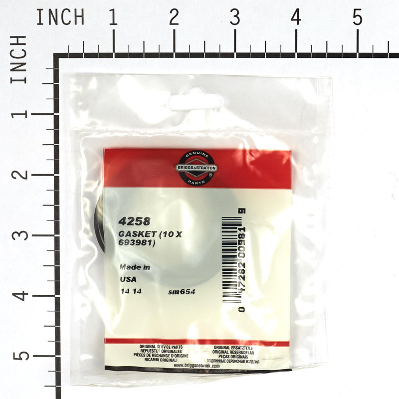 Briggs & Stratton - 4258 - 10 of 693981 Bowl Gaskets