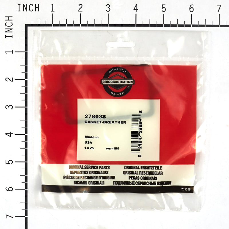 Briggs & Stratton - 27803S - GASKET-BREATHER