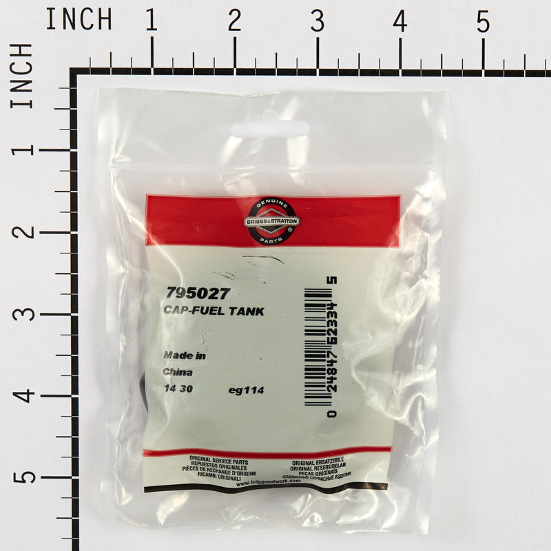 Briggs & Stratton - 795027 - Fuel Tank Cap for Model 12, 15, 20, 21 Horizontal Engines