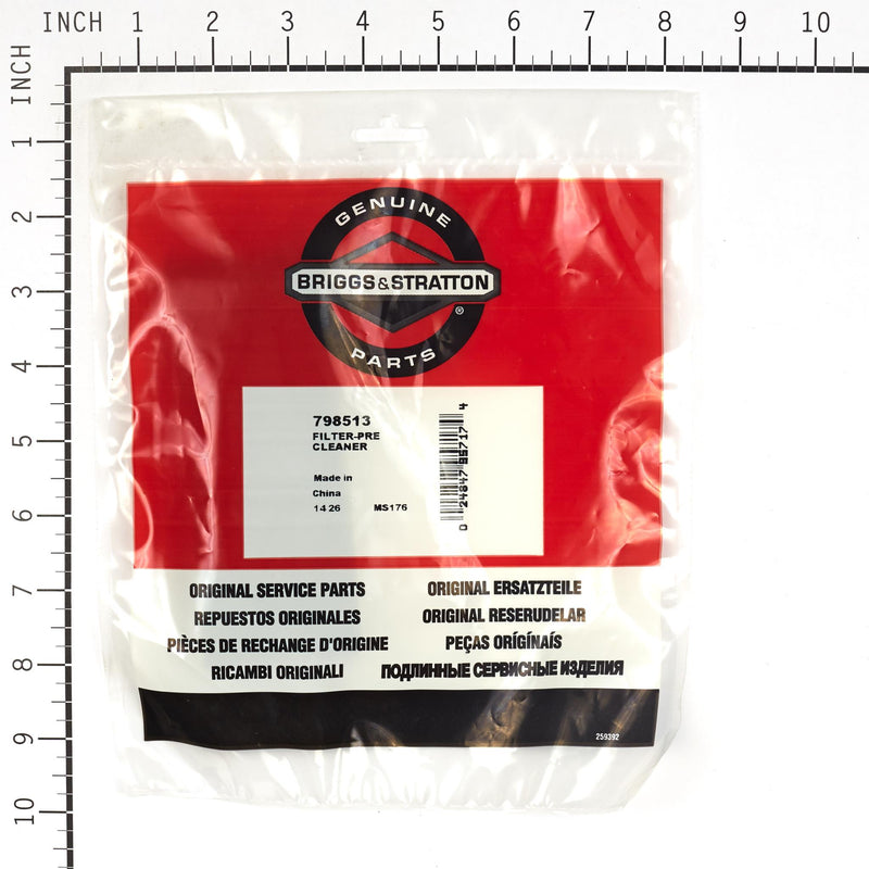 Briggs & Stratton - 798513 - FILTER-PRE CLEANER