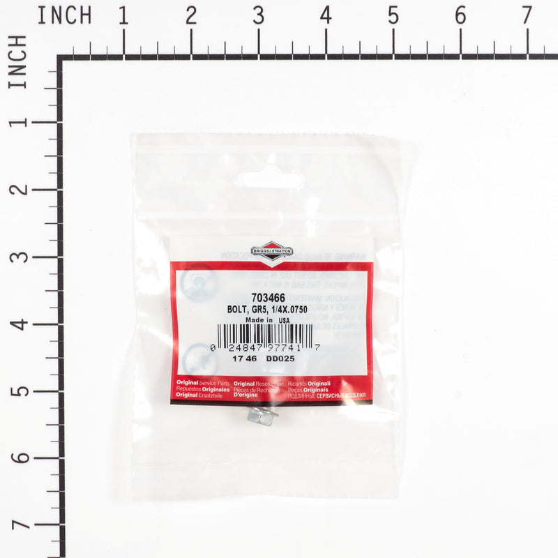Briggs & Stratton - 703466 - BOLT GR5 1/4X.0750