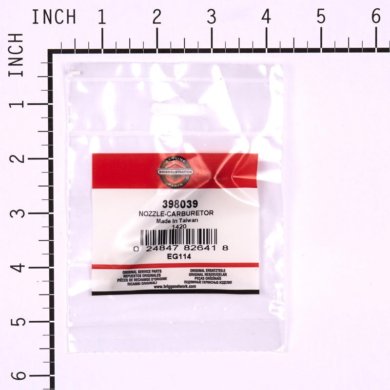 Briggs & Stratton - 398039 - NOZZLE-CARBURETOR