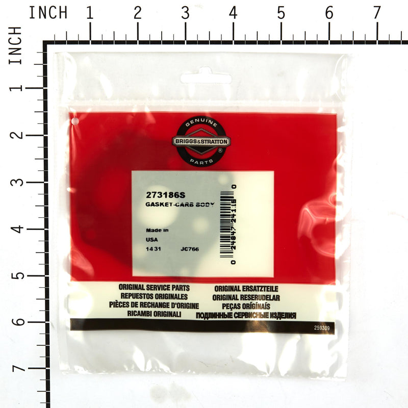 Briggs & Stratton - 273186S - GASKET-CARB BODY