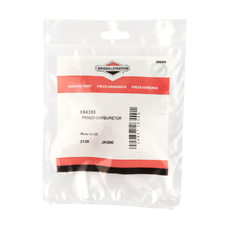 Briggs & Stratton - 694395 - Carburetor Primer Bulb