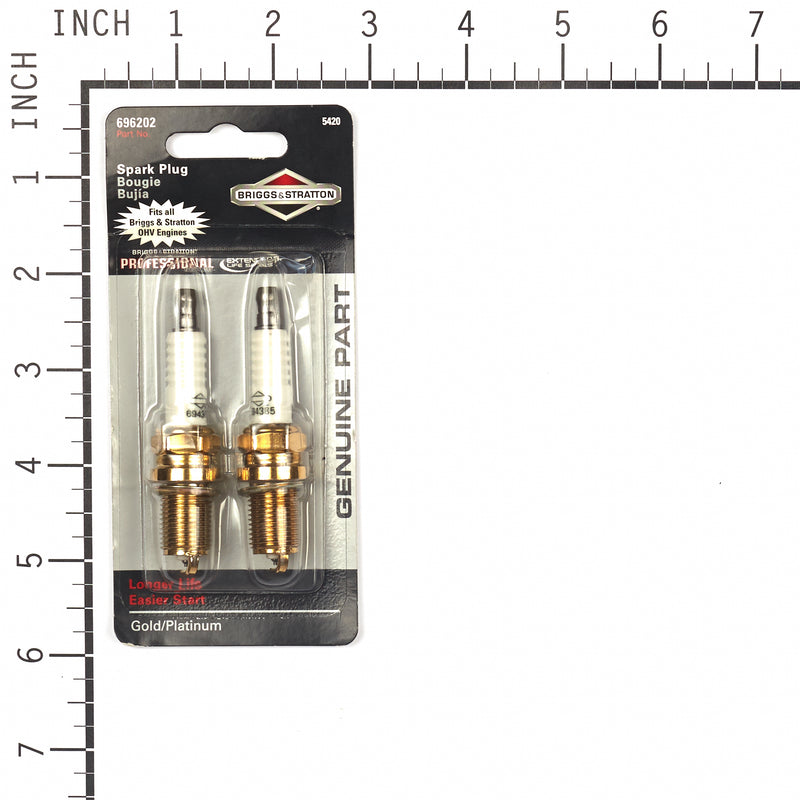 Briggs & Stratton - 5420K - Spark Plug for ELS Engines, Platinum, Twin Pack
