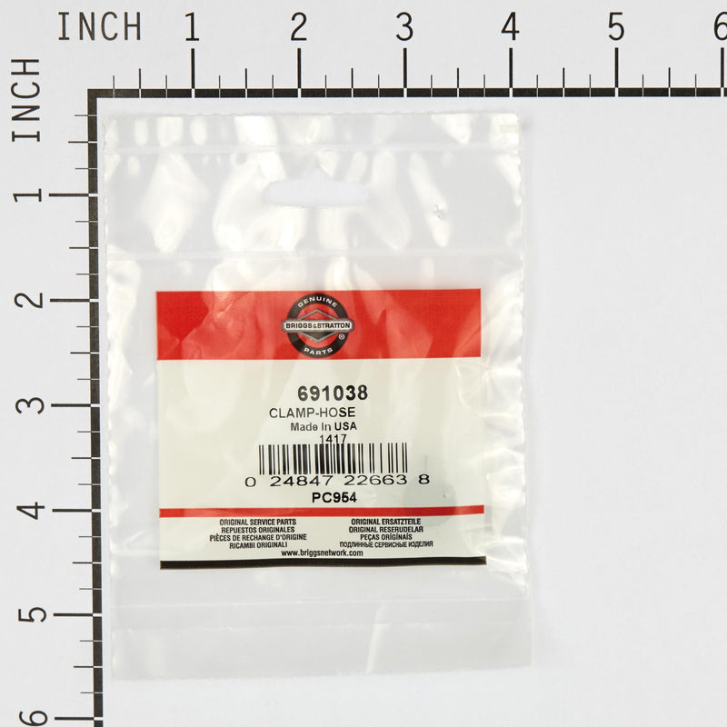 Briggs & Stratton - 691038 - Hose Clamp, ID .460”