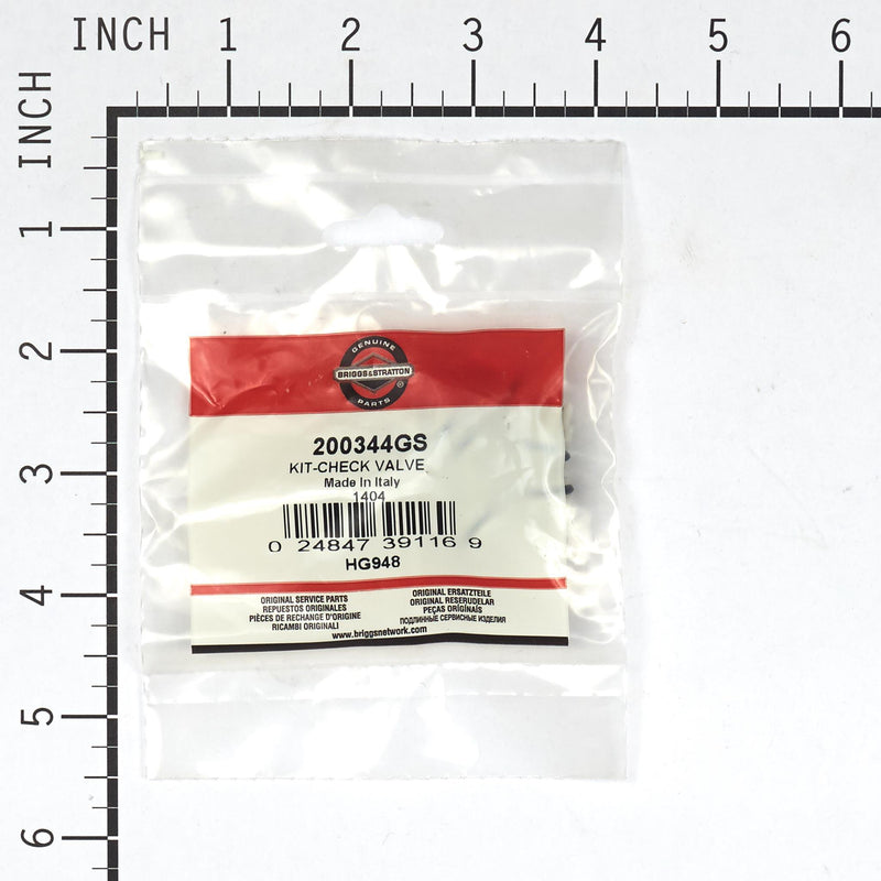 Briggs & Stratton - 200344GS - KIT-CHECK VALVE